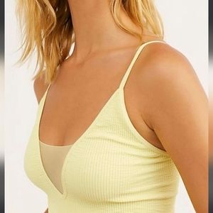 Free People Yellow Camisole